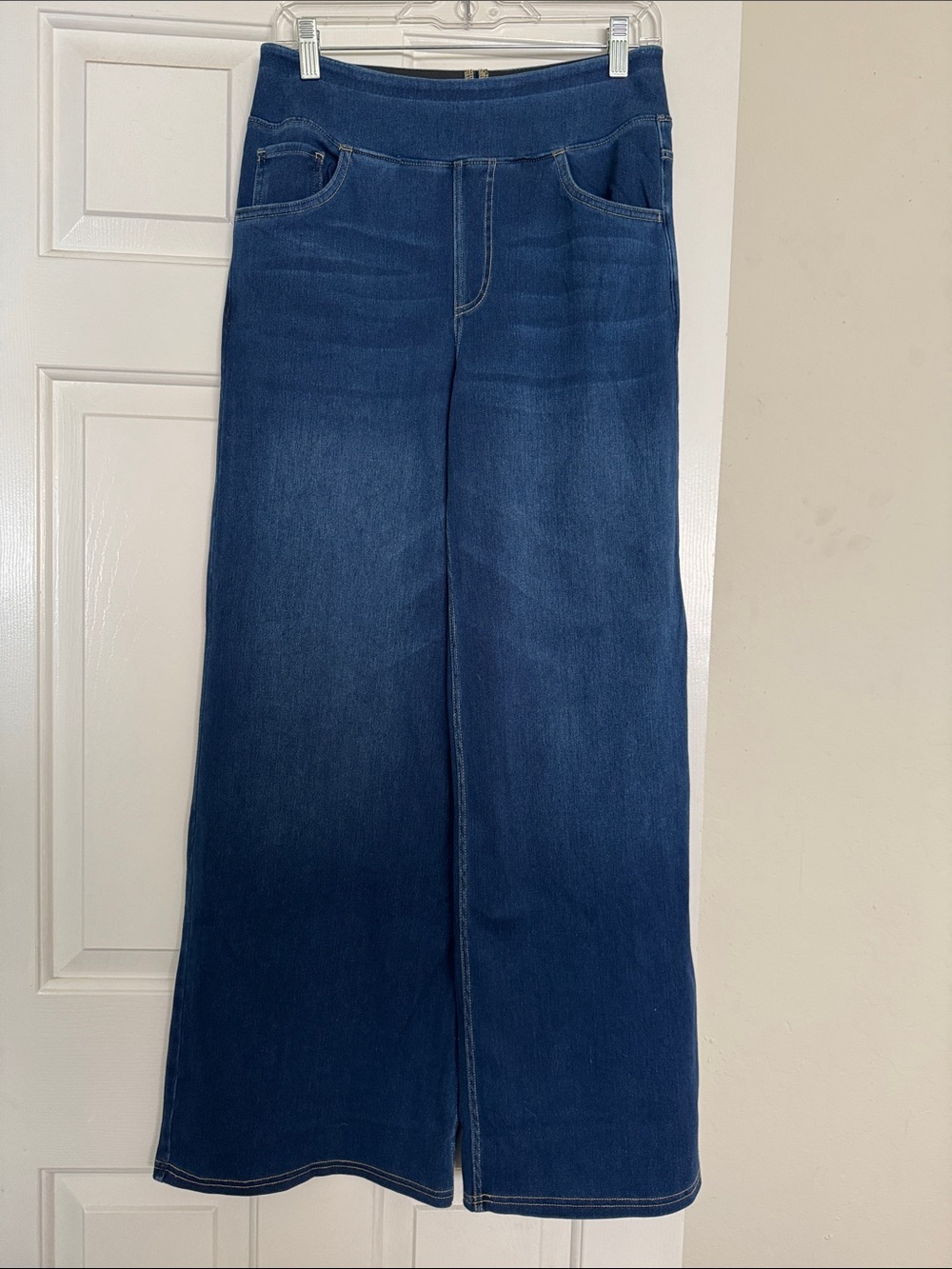 Halara Flex Denim Women’s Wide Leg Stretch Jeans - Dark Blue